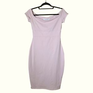 Susana Monaco Cut Out Dress In Pink Cashmere Size Medium